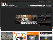Tablet Screenshot of md-signs.com